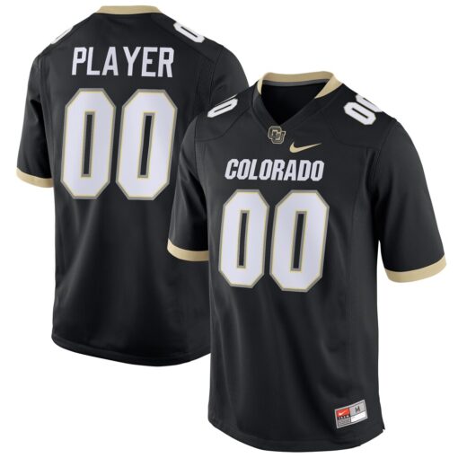 Colorado Buffaloes Nike Pick-A-Player NIL Replica Football Jersey – Black, Limited Replica Fan Edition