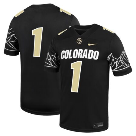 Colorado Buffaloes Nike Untouchable Game Jersey – Black, Limited Replica Fan Edition