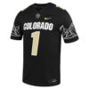 Colorado Buffaloes Nike Untouchable Game Jersey - Black, Limited Replica Fan Edition