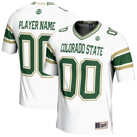 Colorado State Rams GameDay Greats Unisex Personalized Football Fashion Jersey – White, Limited Replica Fan Edition