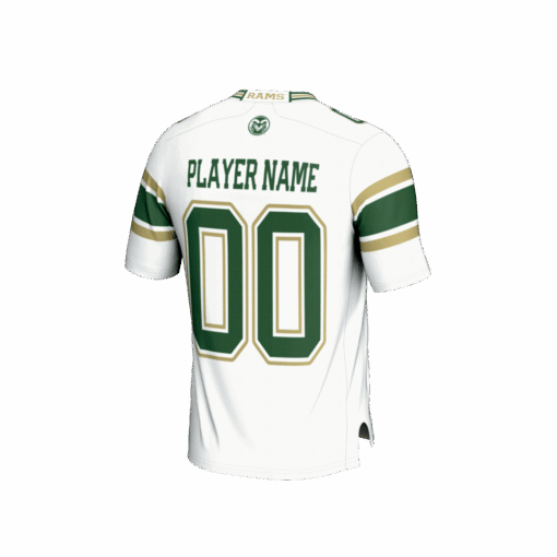 Colorado State Rams GameDay Greats Unisex Personalized Football Fashion Jersey – White, Limited Replica Fan Edition