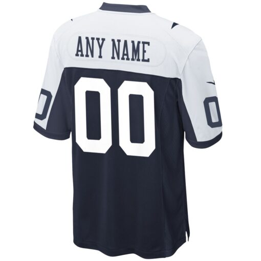 Dallas Cowboys  Alternate Custom Game Jersey – Navy, Limited Replica Fan Edition