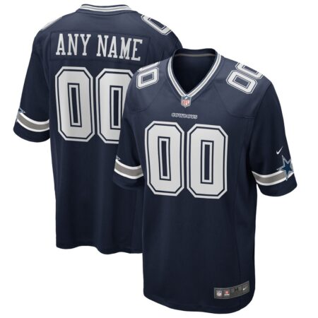 Dallas Cowboys  Custom Game Jersey – Navy, Limited Replica Fan Edition
