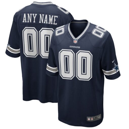 Dallas Cowboys  Custom Game Jersey – Navy, Limited Replica Fan Edition