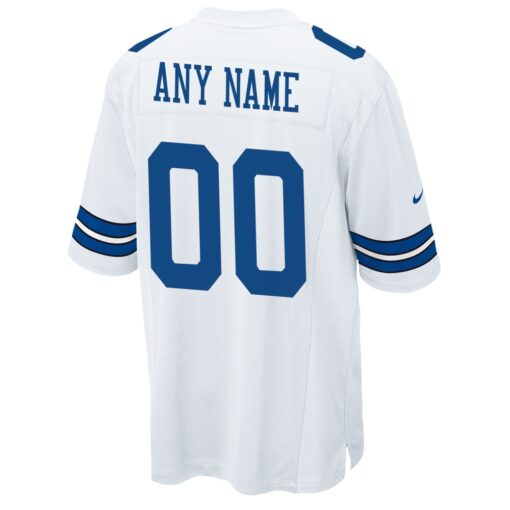 Dallas Cowboys  Custom Game Jersey – White, Limited Replica Fan Edition