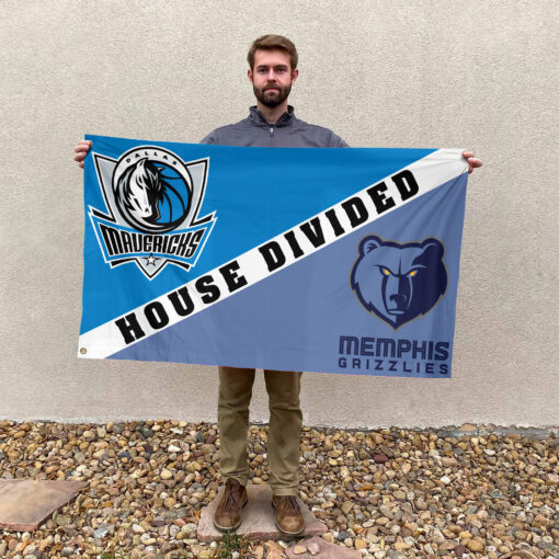Dallas vs Minnesota House Divided Flag, NBA House Divided Flag Dallas vs Minnesota House Divided Flag, NBA House Divided Flag