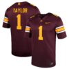 Darius Taylor Minnesota Golden Gophers Nike Home Mens NIL Football Game Jersey - Maroon, Limited Replica Fan Edition