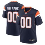 Denver Broncos  Custom Game Jersey – Orange, Limited Replica Fan Edition
