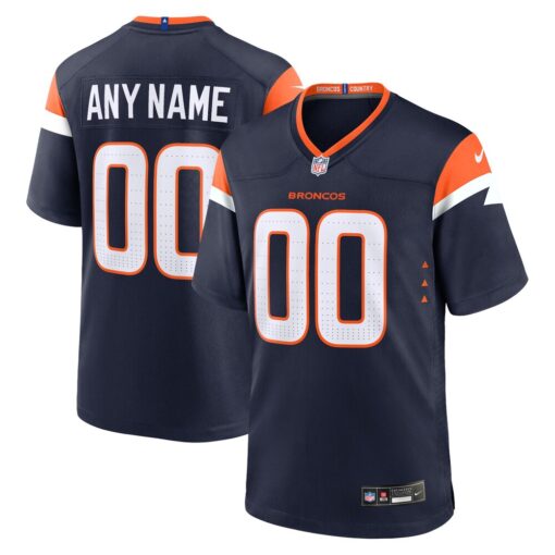 Denver Broncos  Alternate Mile High Collection Custom Game Jersey – Navy, Limited Replica Fan Edition