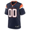 Denver Broncos Alternate Mile High Collection Custom Game Jersey - Navy, Limited Replica Fan Edition