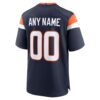 Denver Broncos Alternate Mile High Collection Custom Game Jersey - Navy, Limited Replica Fan Edition