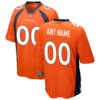 Denver Broncos Custom Game Jersey - Orange, Limited Replica Fan Edition