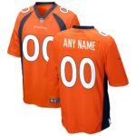Denver Broncos  Custom Game Jersey - Orange, Limited Replica Fan Edition
