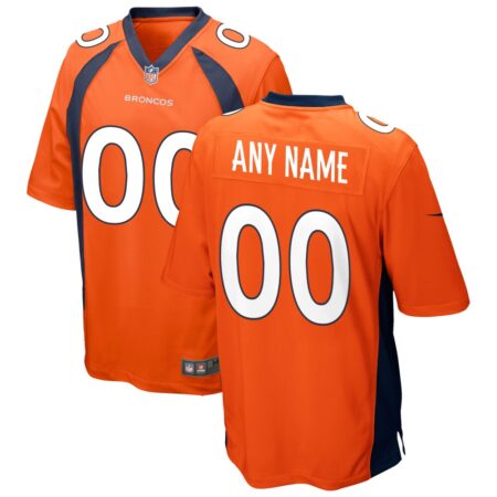 Denver Broncos  Custom Game Jersey – Orange, Limited Replica Fan Edition