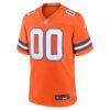 Denver Broncos Mile High Collection 1977 Throwback Custom Game Jersey - Orange, Limited Replica Fan Edition