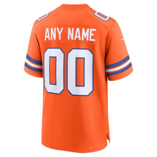 Denver Broncos  Mile High Collection 1977 Throwback Custom Game Jersey – Orange, Limited Replica Fan Edition