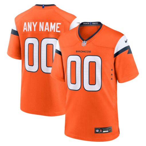 Denver Broncos  Mile High Collection Custom Game Jersey – Orange, Limited Replica Fan Edition