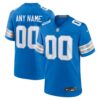 Detroit Lions Custom Game Jersey - Blue, Limited Replica Fan Edition