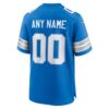 Detroit Lions Custom Game Jersey - Blue, Limited Replica Fan Edition