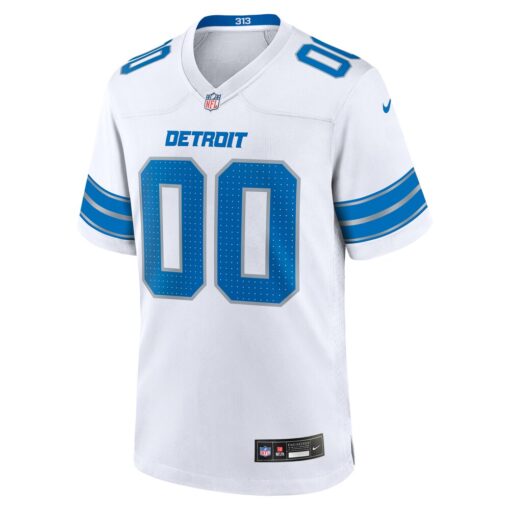 Detroit Lions  Custom Game Jersey – White, Limited Replica Fan Edition