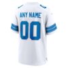 Detroit Lions Custom Game Jersey - White, Limited Replica Fan Edition