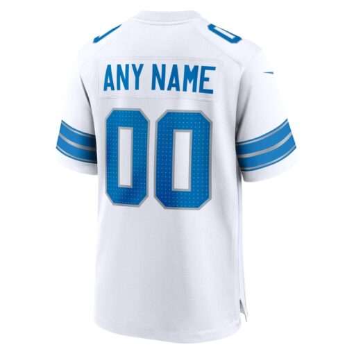 Detroit Lions  Custom Game Jersey – White, Limited Replica Fan Edition