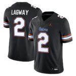 DJ Lagway Florida Gators Jordan Brand Alternate NIL Football Game Jersey - Black, Limited Replica Fan Edition