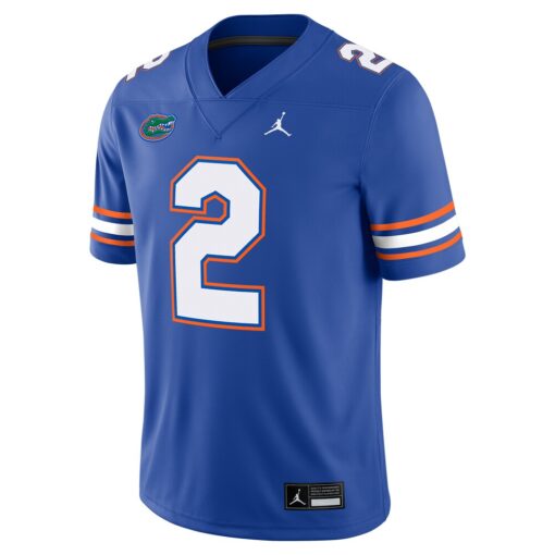 DJ Lagway Florida Gators Jordan Brand NIL Football Game Jersey – Royal, Limited Replica Fan Edition