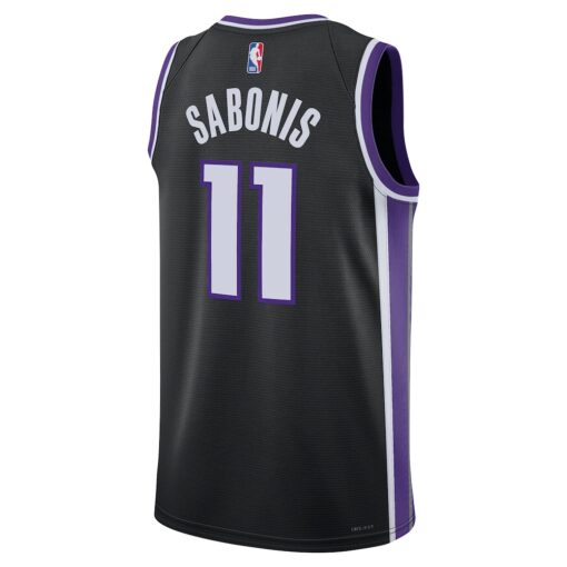 Domantas Sabonis Sacramento Kings Unisex Swingman Player Jersey – Icon Edition – Black, Limited Replica Fan Edition