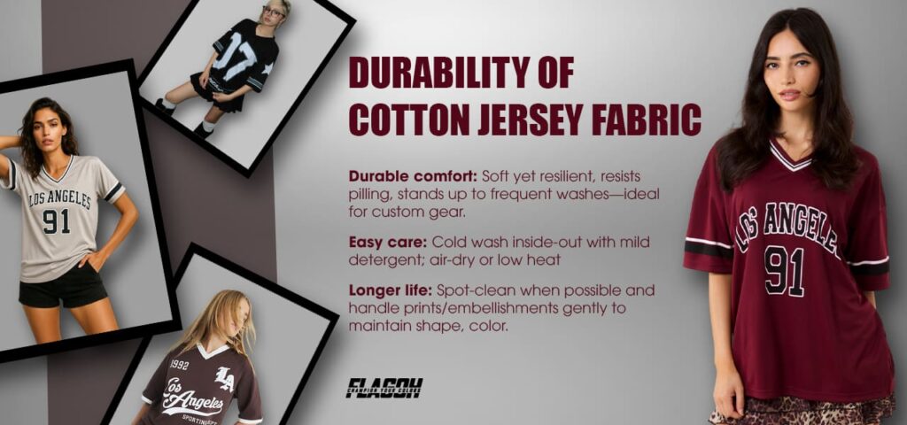 What Is Cotton Jersey Fabric? Benefits & Uses | FlagOh 6 Durability of Cotton Jersey Fabric