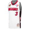 Dwyane Wade Miami Heat Mitchell & Ness Unisex Hall of Fame Class of 2023 Throwback Swingman Jersey - White, Limited Replica Fan Edition