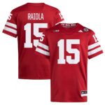 Dylan Raiola Nebraska Huskers Home NIL Football Player Jersey - Scarlet, Limited Replica Fan Edition