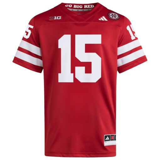 Dylan Raiola Nebraska Huskers Home NIL Football Player Jersey – Scarlet, Limited Replica Fan Edition
