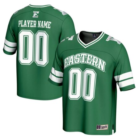 Eastern Michigan Eagles GameDay Greats Unisex NIL Pick-A-Player Lightweight Football Fashion Jersey – Green, Limited Replica Fan Edition