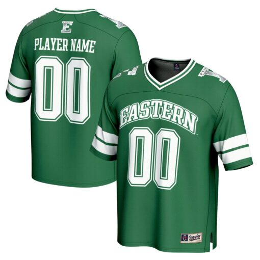 Eastern Michigan Eagles GameDay Greats Unisex NIL Pick-A-Player Lightweight Football Fashion Jersey – Green, Limited Replica Fan Edition