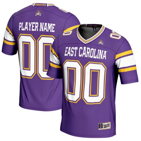 ECU Pirates GameDay Greats NIL Pick-A-Player Football Jersey – Purple, Limited Replica Fan Edition