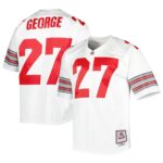 Eddie George Ohio State Buckeyes Mitchell & Ness Authentic Jersey - White, Limited Replica Fan Edition