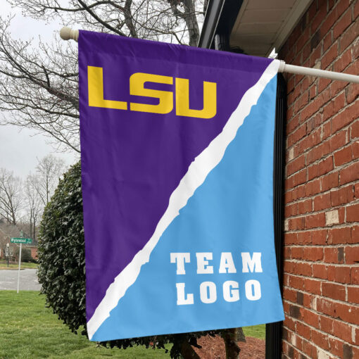 Fighting Tigers vs Custom Team House Divided Flag, Custom College Flag