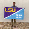 Fighting Tigers vs Custom Team House Divided Flag, Custom College Flag