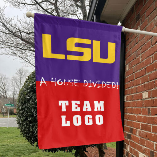 Fighting Tigers vs Custom Team House Divided Flag, Custom House Flag