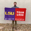 Fighting Tigers vs Custom Team House Divided Flag, Custom House Flag