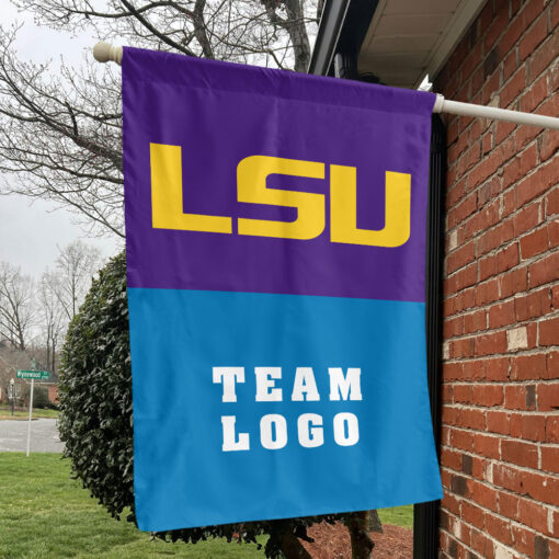 Fighting Tigers vs Custom Team House Divided Flag, Custom NCAA Flag