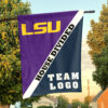 Fighting Tigers vs Custom Team House Divided Flag, Custom Split Flag