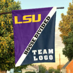 Fighting Tigers vs Custom Team House Divided Flag, Custom Split Flag