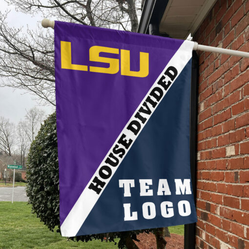 Fighting Tigers vs Custom Team House Divided Flag, Custom Split Flag