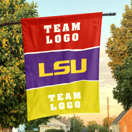 Fighting Tigers vs Custom Team House Divided Flag, Custom Two Team Flag Fighting Tigers vs Custom Team House Divided Flag, Custom Two Team Flag