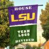 Fighting Tigers vs Custom Team House Divided Flag, NCAA College Flag