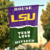 Fighting Tigers vs Custom Team House Divided Flag, NCAA House Flag