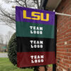 Fighting Tigers vs Custom Team House Divided Flag, NCAA Rival Flag 1 Fighting Tigers vs Custom Team House Divided Flag, NCAA Rival Flag