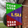 Fighting Tigers vs Custom Team House Divided Flag, NCAA Spirit Flag 1 Fighting Tigers vs Custom Team House Divided Flag, NCAA Spirit Flag